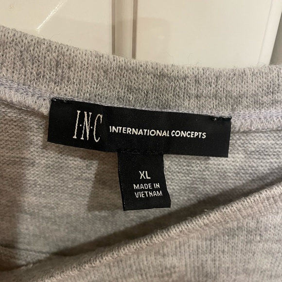 INC grey sweater in XL - Picture 3 of 3